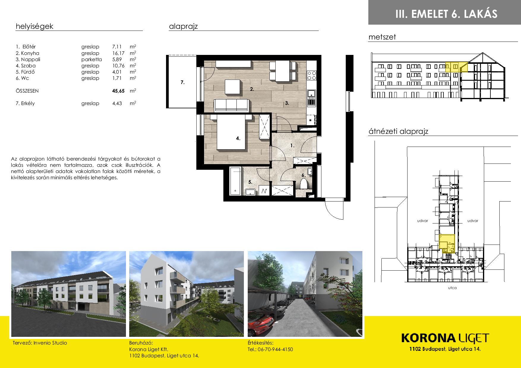 3. Emelet 6. lakásEladva